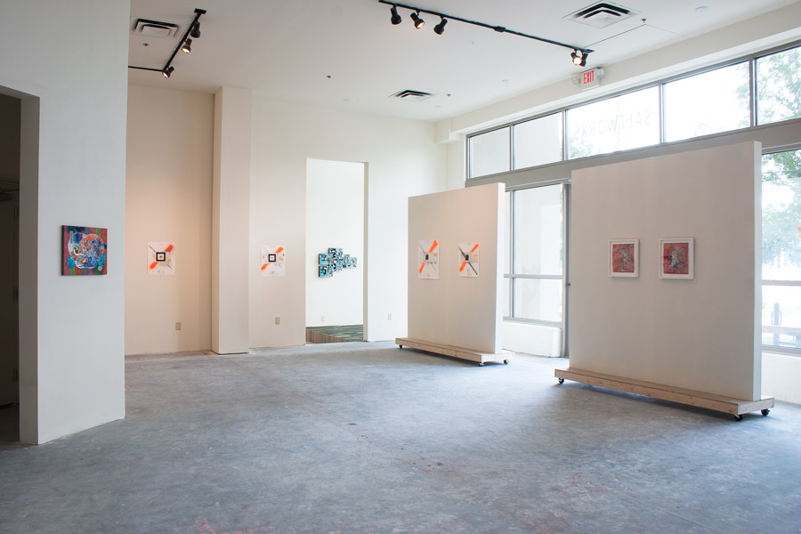 Four Atlantans, Alejandro Aguilera, Brian Dettmer, Craig Drennen, and Jiha Moon, exhibition view, 2013.